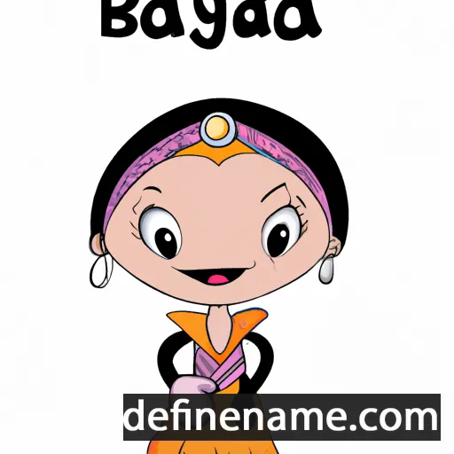 cartoon of the name Ba'diya