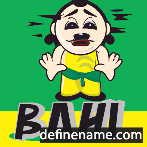 cartoon of the name Bái-hǔ