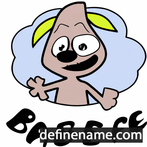 cartoon of the name Båbe