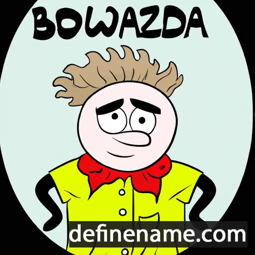 cartoon of the name Bądzsława