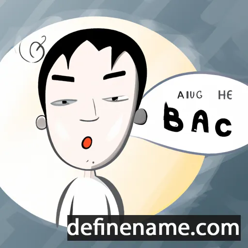 cartoon of the name Bạc