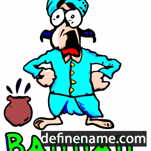 cartoon of the name Baaduri