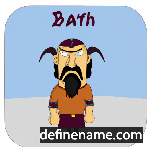 cartoon of the name Baatyr