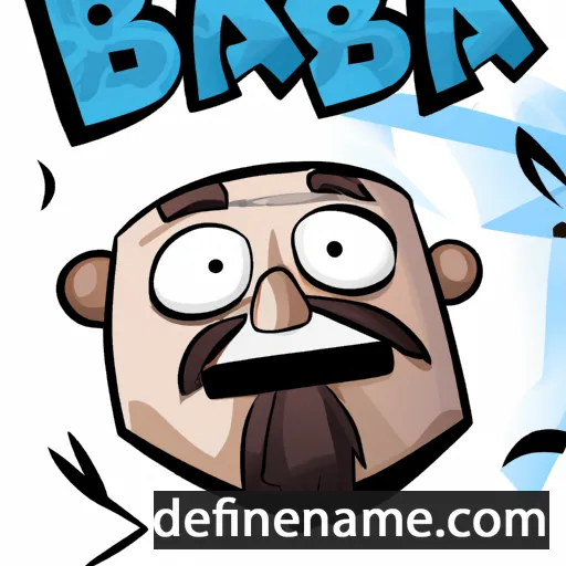 cartoon of the name Babá