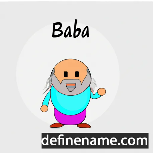 cartoon of the name Baba