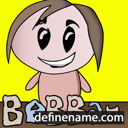 cartoon of the name Babben