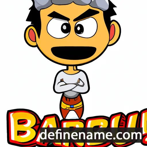 cartoon of the name Babhru