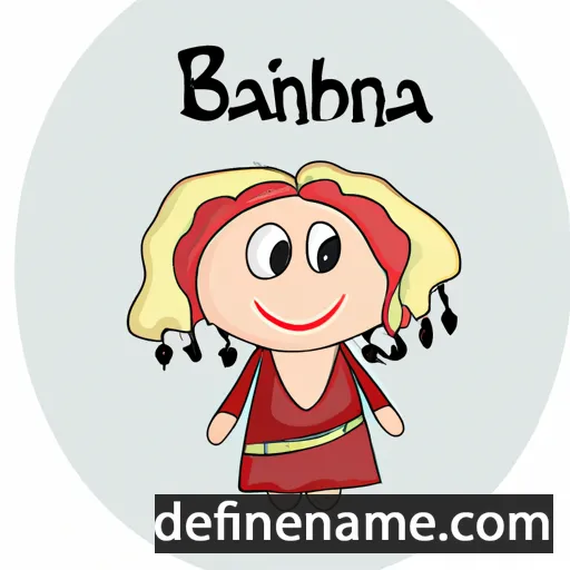 cartoon of the name Babina