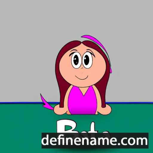 cartoon of the name Babita