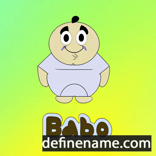 cartoon of the name Babloo