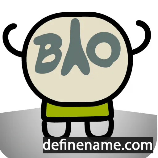 cartoon of the name Babo