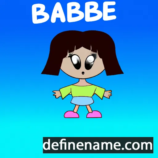 cartoon of the name Babsie