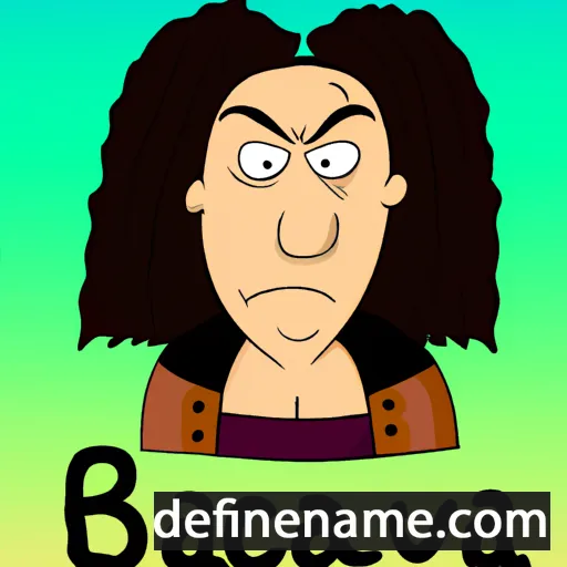 cartoon of the name Bacceva