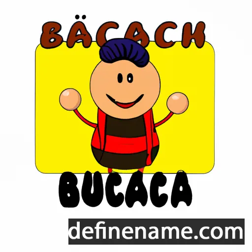 cartoon of the name Baccianu