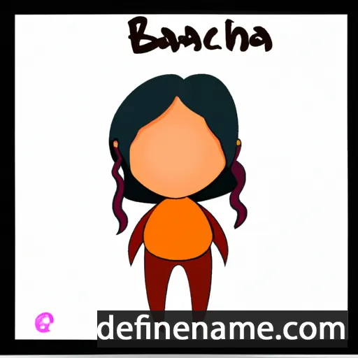 cartoon of the name Bachana