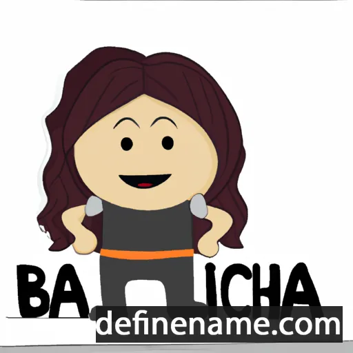 cartoon of the name Bachicha