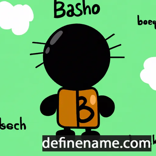 cartoon of the name Bachisio