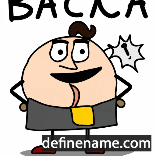 Baciccia cartoon