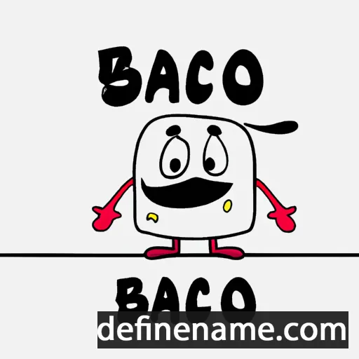 cartoon of the name Bacsó