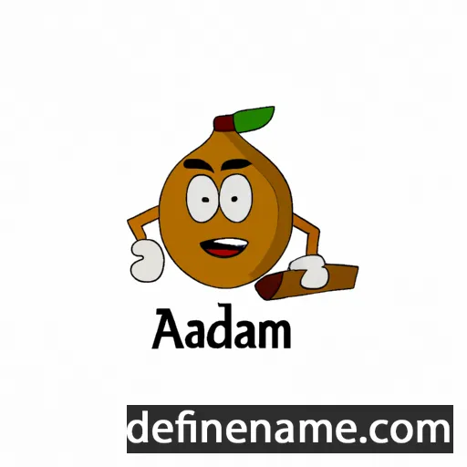 cartoon of the name Badam