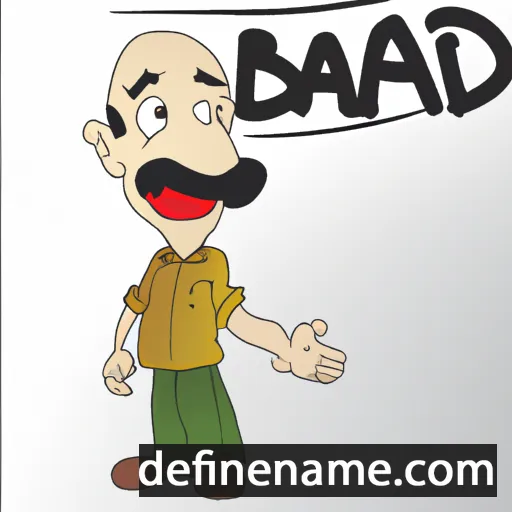 cartoon of the name Badar