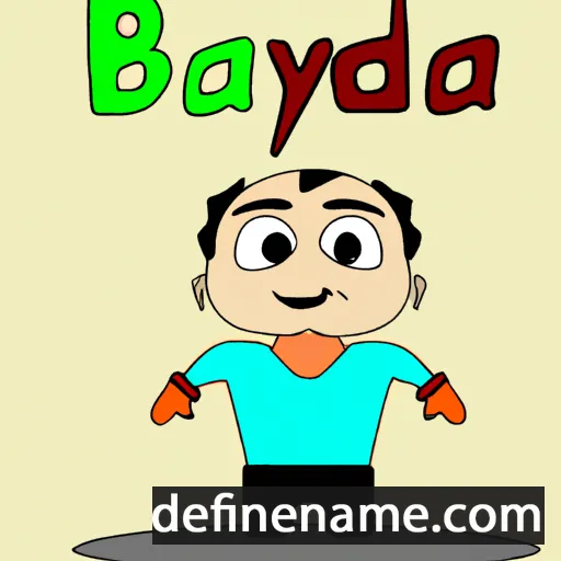 cartoon of the name Badaya