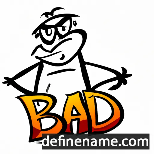 cartoon of the name Badb