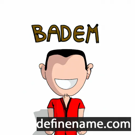 cartoon of the name Badem