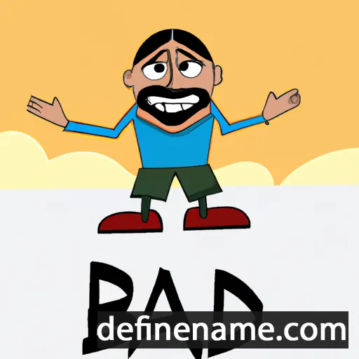 cartoon of the name Badhl