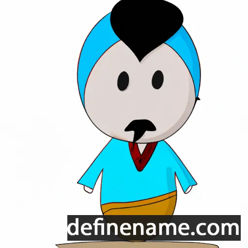 cartoon of the name Badi'a