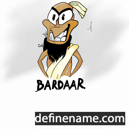 cartoon of the name Badiaperi