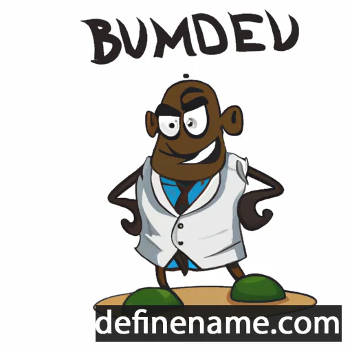 cartoon of the name Badumedi