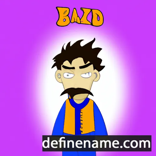 cartoon of the name Badzhei