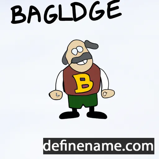 cartoon of the name Bældæg