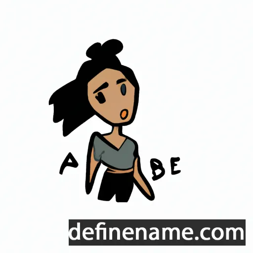 cartoon of the name Bae