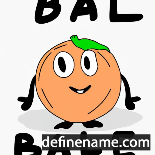 cartoon of the name Bael