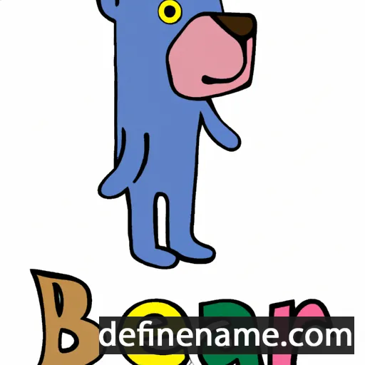 cartoon of the name Baer