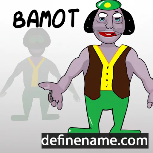 cartoon of the name Bafomet