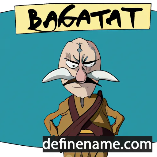 cartoon of the name Bagratik