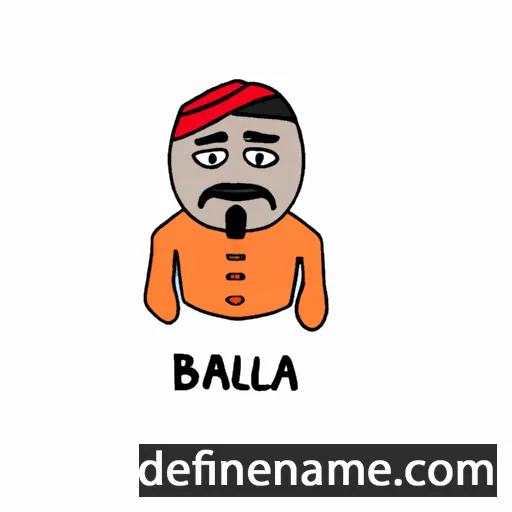 cartoon of the name Bahala