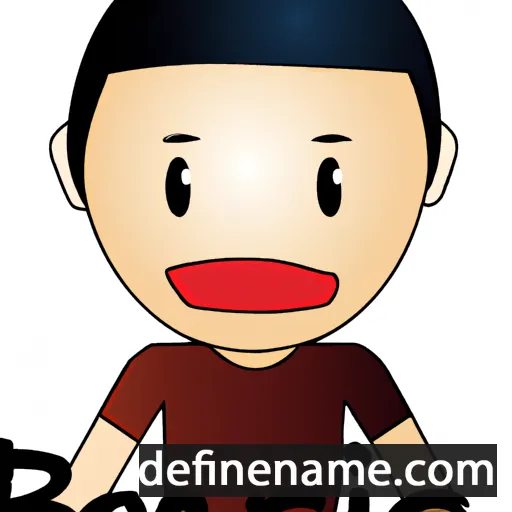 cartoon of the name Bahire