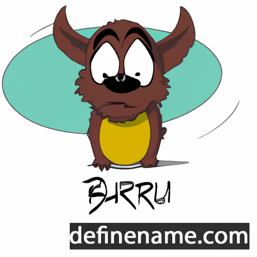 cartoon of the name Bahiru