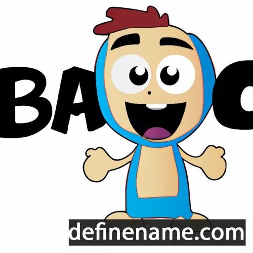 cartoon of the name Baho