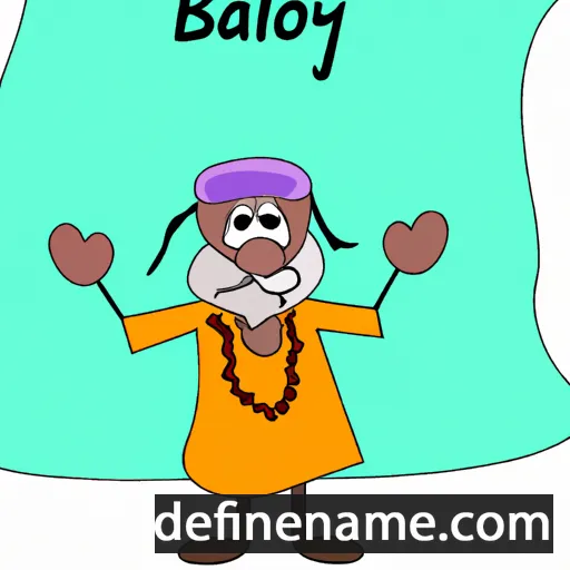 cartoon of the name Baholy