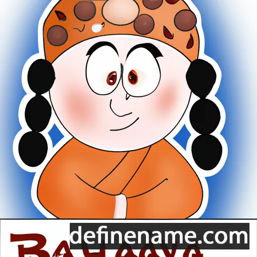 cartoon of the name Bahuslava