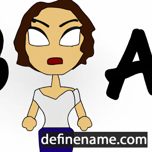 cartoon of the name Baia