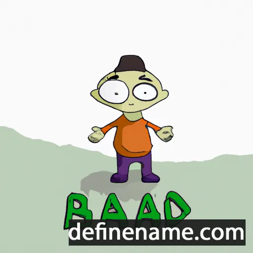 cartoon of the name Baidik