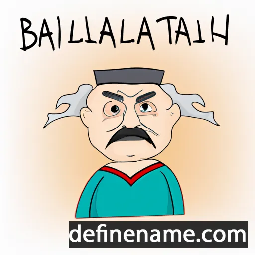 cartoon of the name Baijanthi