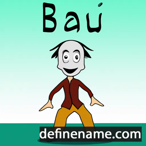 cartoon of the name Baiju