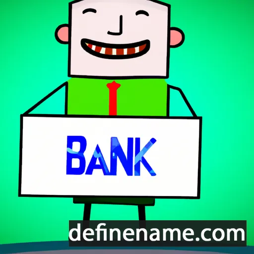 cartoon of the name Bánk